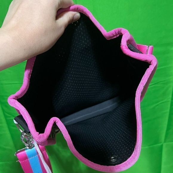 NWT Simply Southern Neoprene Leopard Print Large and Mini‎ Crossbody Purse Set - Picture 5 of 10